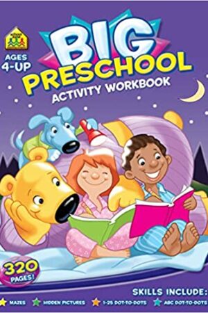 Big Preschool Activity Workbook Ages 4 and up, Maths,Hidden Pictures, 1-20 Dot-to-Dot, ABC Dot-to-Dot and more