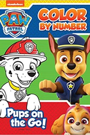 Pups on the Go: Paw Patrol, Color By Number Activity Book