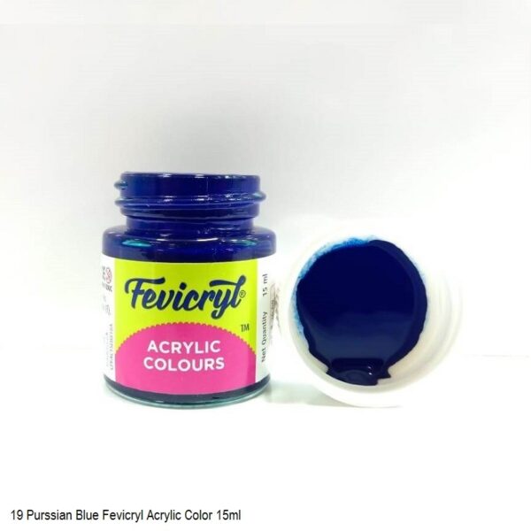 19 PRUSSIAN BLUE FEVICRYL ACRYLIC COLOURS 15ML