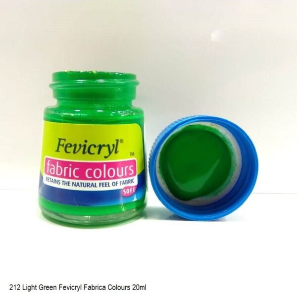 212 LIGHT GREEN FEVICRYL FABRIC COLOURS 20ML