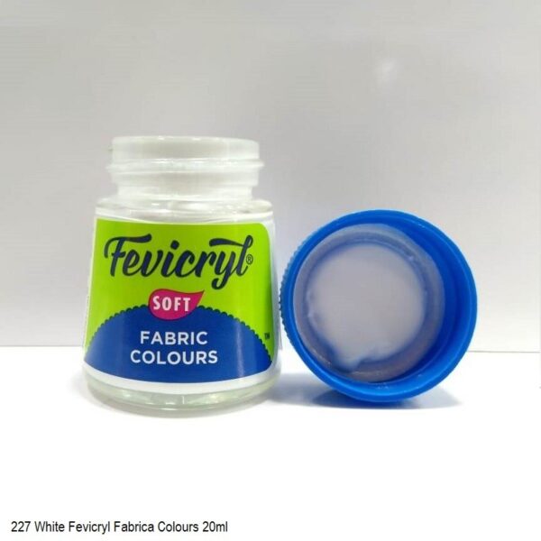 227 WHITE FEVICRYL FABRIC COLOURS 20ML