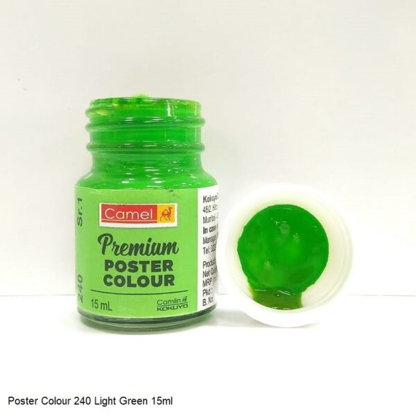 LIGHT GREEN CAMEL POSTER COLOUR 15ML