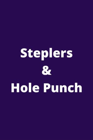 Staplers & Hole Punch