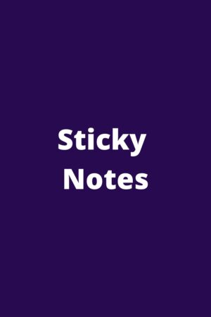 Sticky Notes