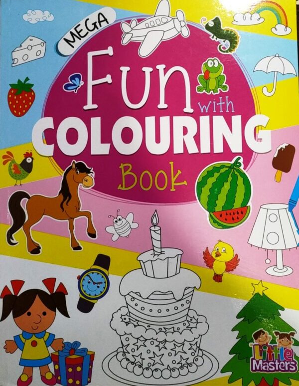 Mega Fun with Colouring Book