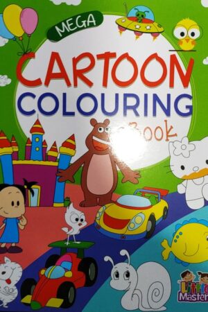 Mega Cartoon Colouring Book