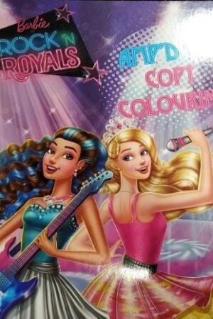 Barbie Rock N Royals AMP'D Up Copy Colouring