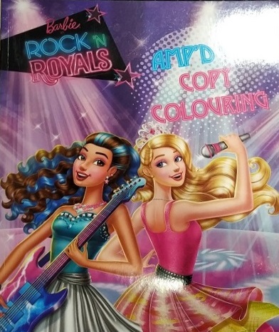 Barbie Rock N Royals AMP'D Up Copy Colouring