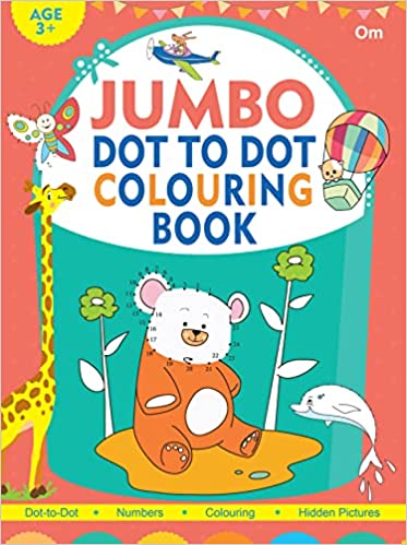 Colouring book: Dot-to-Dot Colouring Book for kids(Green)