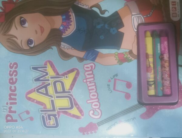 Lil Princess Glamup Colouring