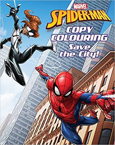 Marvel Spider-Man: Copy Colouring Save The City
