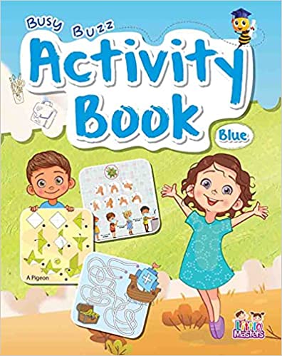 Busy Buzz Activity Book-Blue
