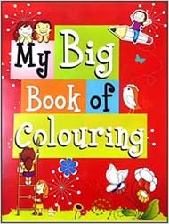 My Big Book of Colouring (Red) [Paperback] Blueberry Team