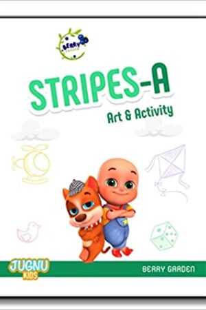 Berry Garden Jugnu Kids Stripes - A | Art and Activity Colour Book for Kids