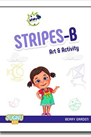 Berry Garden Jugnu Kids Stripes Art and Activity - B | Colour Drawing Book For Kids