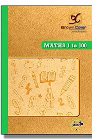 Berry Garden Writing Practice for Beginner Math 1 to 100 For Kids Brown Cover - 3C