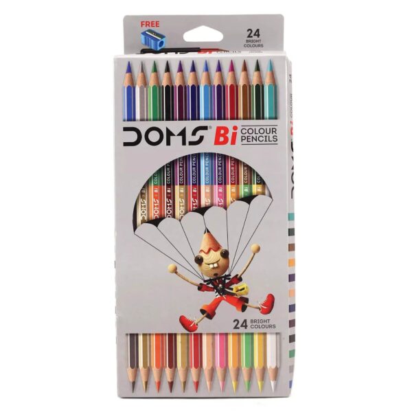 Doms Bi Colour Pencils Pack of 24