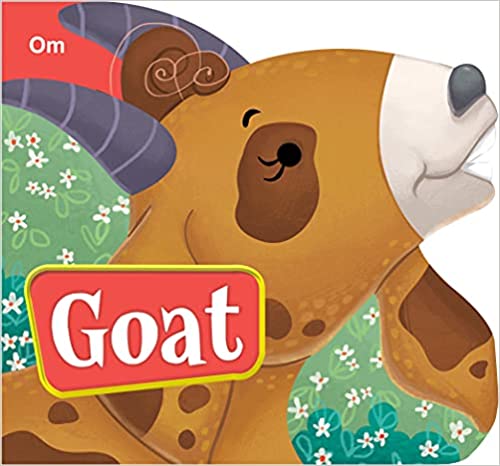 Board Book : Goat ( Animals and Birds ) - Cutout Board Books