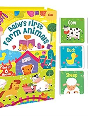 Baby's First Farm Animals : Cow, Duck, Dog, Hen, Sheep and Horse (Set of 6 Books)