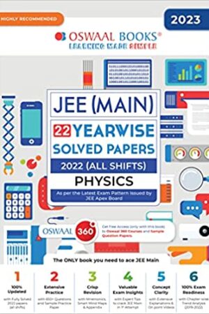 Oswaal-JEE-Main-Yearwise-Solved-Papers-Physics-Book-Exam