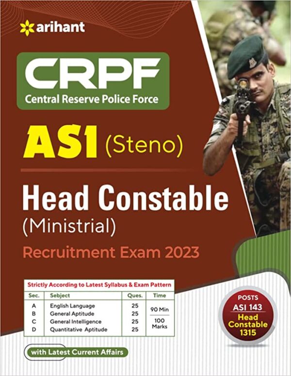 CRPF-Central-Reserve-Police-Force-ASI-Steno-Head-Constable-ministerial-Exam