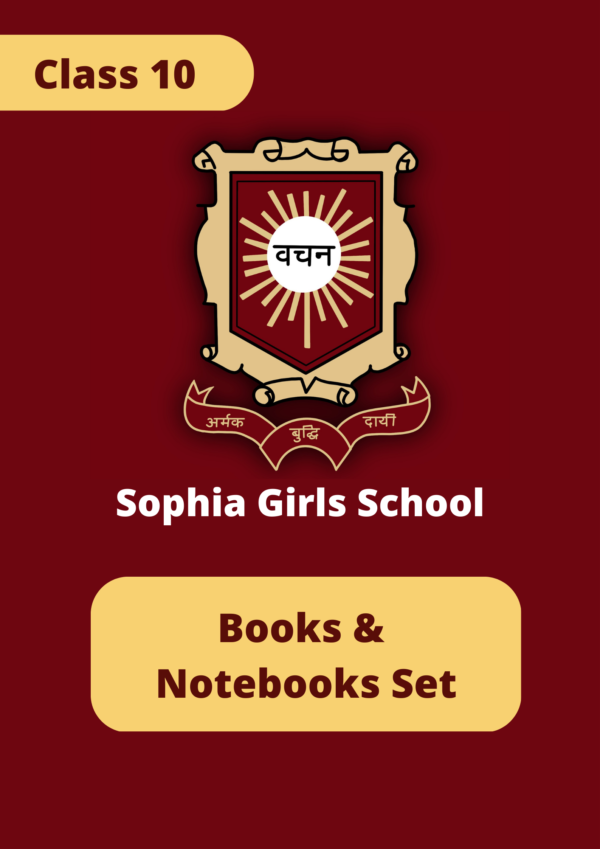 Sophia Class 10 Books and Notebooks Set 2024-25