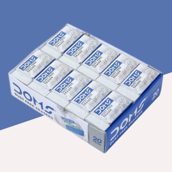 Doms Dust Free Erasers 20 Pieces