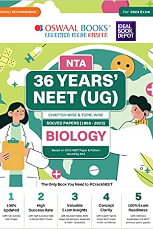 Oswaal-NTA-36-Years-NEET-UG-Chapterwise-and-Topicwise-Solved-Papers-Biology