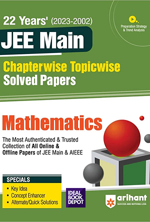 Arihant-22-Years-Chapterwise-Topicwise-JEE-Main-Solved-Papers-Mathematics