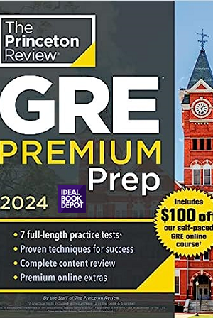 Princeton-Review-GRE-Premium-Prep-2024-Practice-Tests-Techniques-Online-Tools