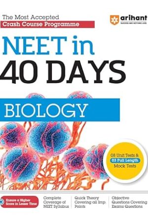 Arihant 40 Days Crash Course Programme NEET Biology 2024