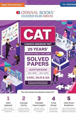 Oswaal-CAT-25-Years-Chapterwise-Topicwise-Solved-Papers-For-2024-Exam