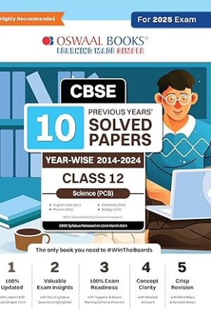 Oswaal-CBSE-10-Previous-Years-Solved-Papers-Class-12-Yearwise-Science-PCB-For-2025-Exam