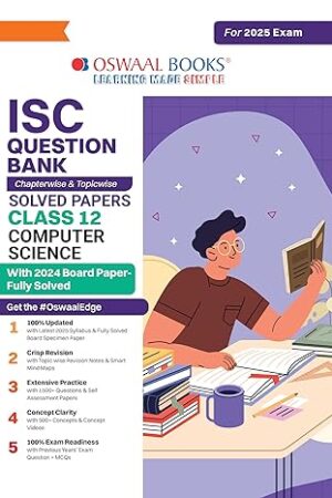 Oswaal-ISC-Question-Bank-Chapter-wise-Topic-wise-Class-12-Computer-Science-Hardcover-Book-For-2025-Board-Exams