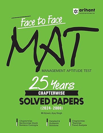 Face-To-Face-MAT-25-Years-Chapterwise-Solved-Papers