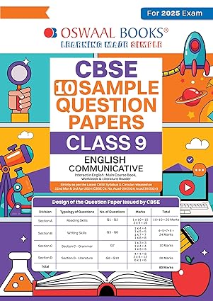 Oswaal-CBSE-Sample-Question-Papers-Class-9-English-Communicative-Book-For-Exam