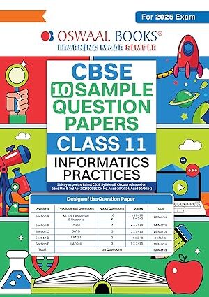 Oswaal-Cbse-Sample-Question-Papers-Class-11-Informatics-Practices-Book-For-Exam