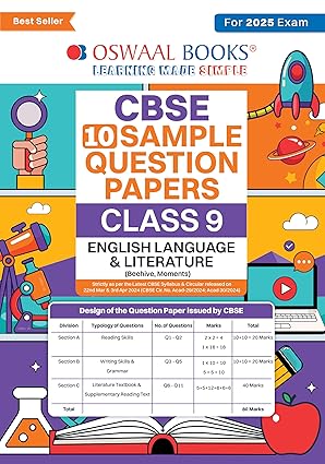 Oswaal-CBSE-Sample-Question-Papers-Class-9-English-Language-and-Literature-Book-For-Exam