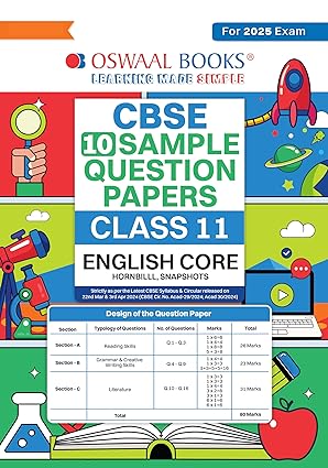 Oswaal-Cbse-Sample-Question-Papers-Class-11-English-Core-Book-For-Exam