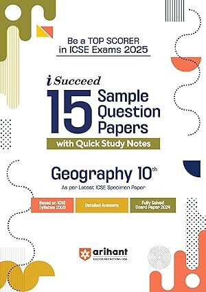 Arihant-I-Succeed-ICSE-15-Sample-Papers-Geography-Class-10-for-Exam