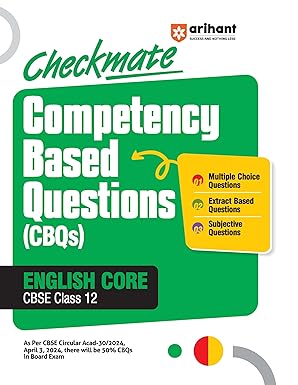 Arihant-CHECKMATE-CBQs-PYQs-CBSE-Class-12-English-Core-for-Exam