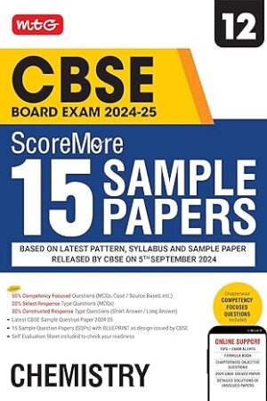 MTG-CBSE-Class-12-ScoreMore-15-Sample-Papers-Chemistry-Book-For-Exam