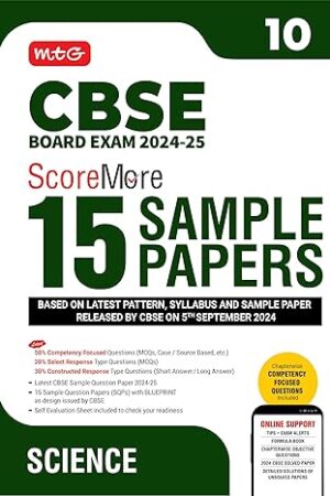 MTG-CBSE-Class-10-ScoreMore-15-Sample-Papers-Science-Book-For-Exam