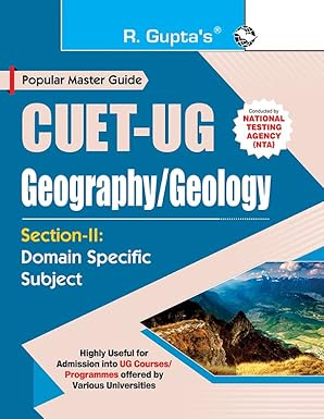 CUET-UG-Section-II-Domain-Specific-Subject-GEOGRAPHY-GEOLOGY-Entrance-Test-Guide