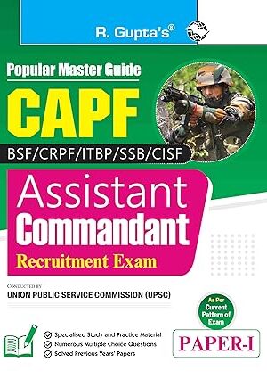 UPSC-CAPF-Assistant-Commandant-Paper-I-Recruitment-Exam-Guide