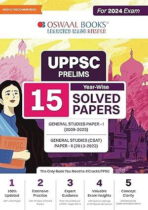Oswaal-UPPSC-Prelims-15-Year-Wise-Solved-Papers-General-Studies-Paper-I-General-Studies-CSAT-Paper-II-For-Exam