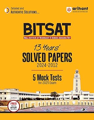 Arihant-BITSAT-13-Years-Solved-Paper-5-Mocks-Test-For-2025-Exam